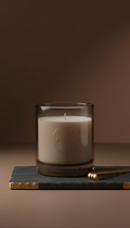 Double Wick Noir Statement Candle