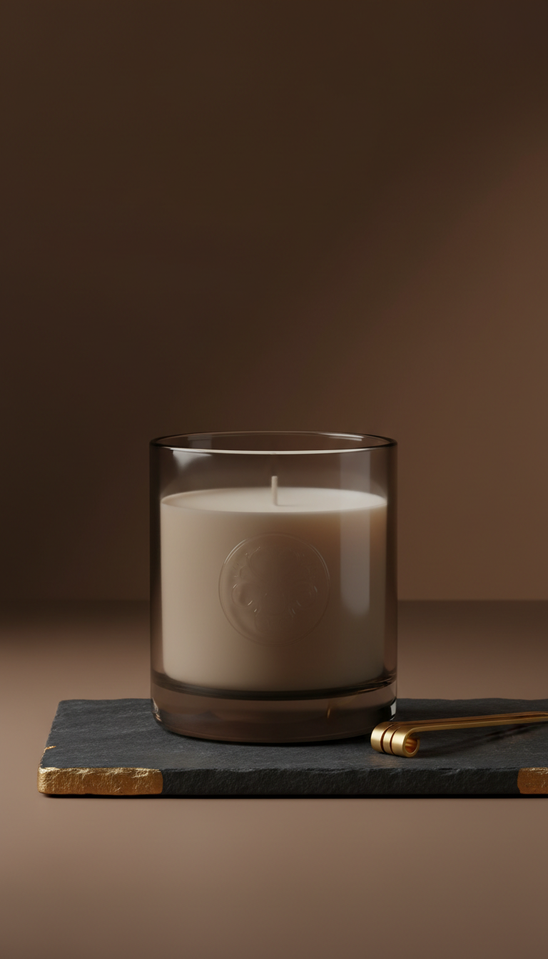 Double Wick Noir Statement Candle
