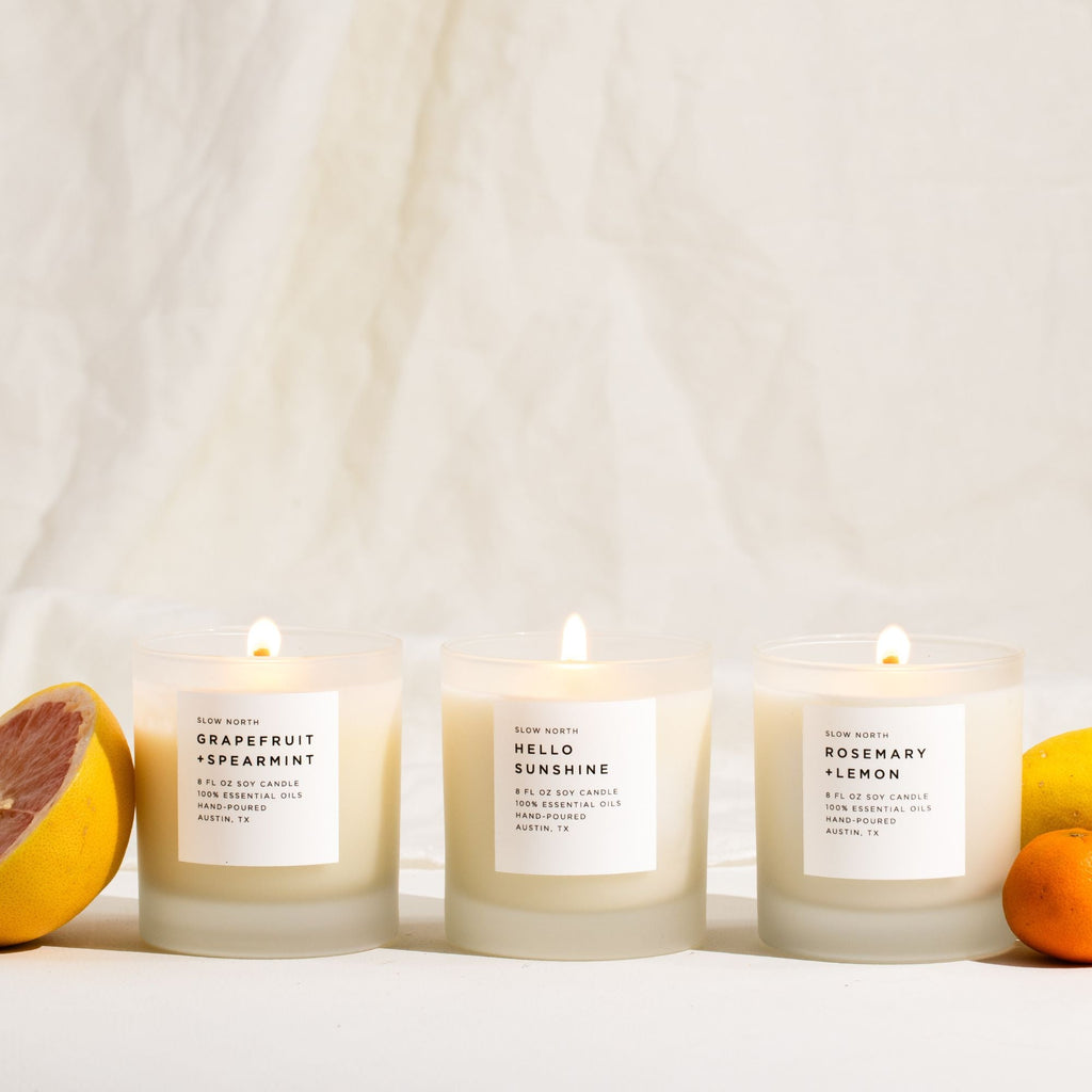 Energizing + Fresh Trio - Signature Candle Bundle